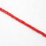 8/0 Opaque Red Hex Seed Bead (20 gm) #JBG005-General Bead