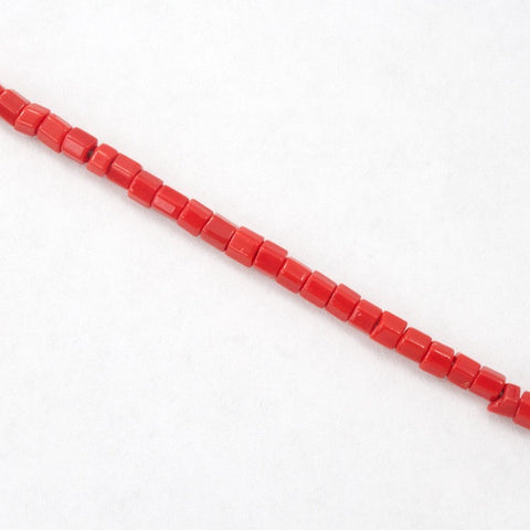 8/0 Opaque Red Hex Seed Bead (20 gm) #JBG005-General Bead