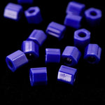 8/0 Opaque Blue Hex Seed Bead-General Bead