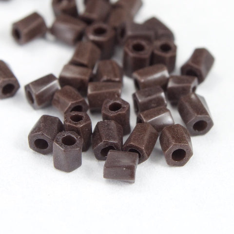 10/0 Chocolate Twist Hex Seed Bead (20 Gm) #JBH004-General Bead