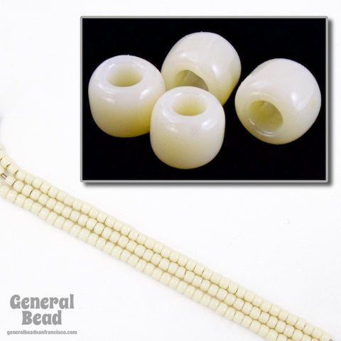 11/0 Opaque Eggshell Japanese Seed Bead-General Bead