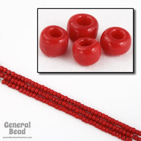 11/0 Opaque Red Japanese Seed Bead-General Bead