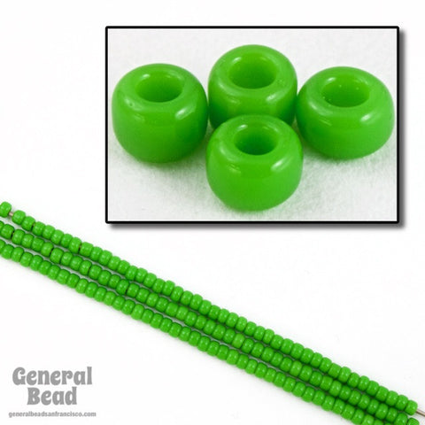 11/0 Opaque Pea Green Japanese Seed Bead-General Bead