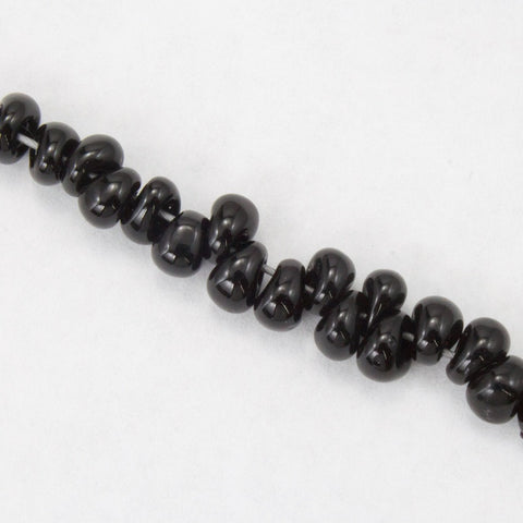 4mm Black Magatama Bead-General Bead