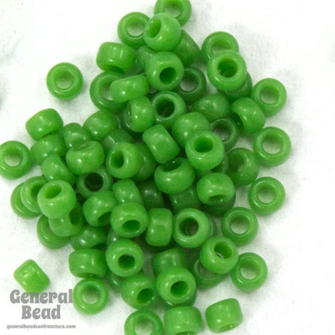 15/0 Opaque Pea Green Japanese Seed Bead-General Bead
