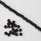 8/0 Opaque Black Seed Bead-General Bead