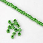 8/0 Opaque Pea Green Seed Bead-General Bead