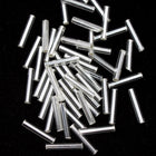 Size 5 Silver Lined Crystal Japanese Bugle (10 Gm, 40 Gm, 1/2 Kilo) #JCD002-General Bead