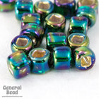 6/0 Silver Lined Emerald AB Japanese Seed Bead-General Bead