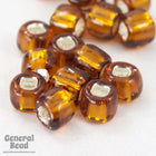 6/0 Silver Lined Topaz Japanese Seed Bead-General Bead