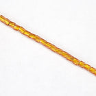10/0 Silver Lined Topaz Twist Hex Seed Bead-General Bead