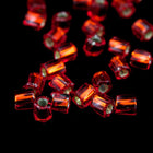 10/0 Silver Lined Red Twist Hex Seed Bead-General Bead