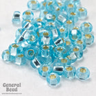 11/0 Silver Lined Aqua Japanese Seed Bead-General Bead