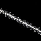 4mm Silver Lined Crystal Magatama Bead-General Bead