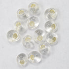 4mm Silver Lined Crystal Magatama Bead-General Bead