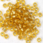 15/0 Silver Lined Gold Japanese Seed Bead-General Bead