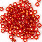 15/0 Silver Lined Dark Orange Japanese Seed Bead-General Bead