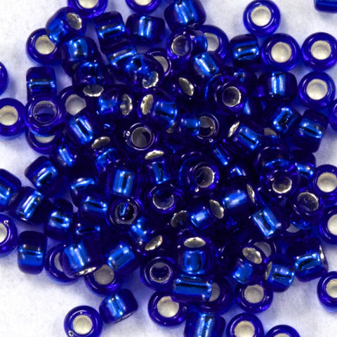 15/0 Silver Lined Sapphire Japanese Seed Bead-General Bead