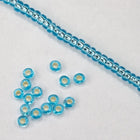 8/0 Silver Lined Aqua Seed Bead-General Bead