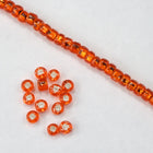 8/0 Silver Lined Tangerine Seed Bead-General Bead