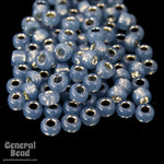 11/0 Opal Gilt Lined Grey Blue Japanese Seed Bead-General Bead