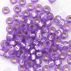 15/0 Opalescent Gold Lined Lavender Japanese Seed Bead-General Bead
