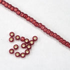 8/0 Silver Lined Opal Dark Rose Seed Bead (20 Gm) #JDP003-General Bead