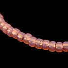 8/0 Gold Lined Opal Salmon Seed Bead (20 Gm) #JDP004-General Bead