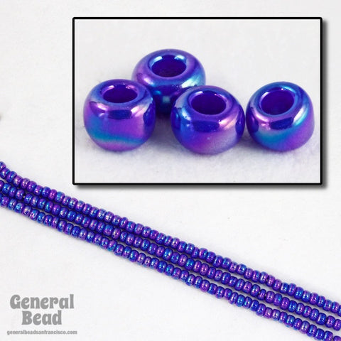 11/0 Luster Medium Blue AB Japanese Seed Bead-General Bead