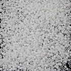 15/0 Opaque Luster Snow White AB Japanese Seed Bead-General Bead
