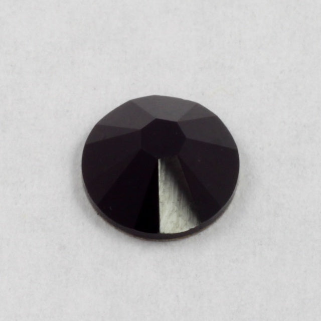 Swarovski 2058/2088 Jet Flat Back Rhinestone (5ss, 7ss, 9ss, 12ss