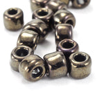 3/0 Metallic Black Olive Seed Bead-General Bead