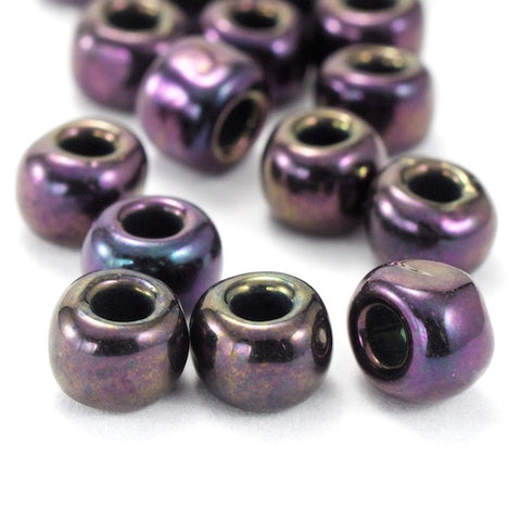 3/0 Metallic Purple Iris Seed Bead-General Bead