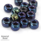 6/0 Metallic Blue Black Iris Japanese Seed Bead-General Bead