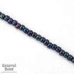 6/0 Metallic Blue Black Iris Japanese Seed Bead-General Bead
