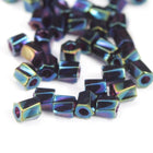 10/0 Metallic Blue Iris Twist Hex Seed Bead (20 Gm) #JFH003-General Bead