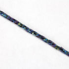 10/0 Metallic Blue Iris Twist Hex Seed Bead (20 Gm) #JFH003-General Bead