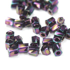10/0 Metallic Purple Iris Twist Hex Seed Bead (20 Gm) #JFH004-General Bead