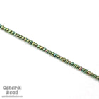 11/0 Metallic Nile Green Iris Japanese Seed Bead-General Bead