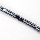 4mm Metallic Gunmetal Cube Bead (20 Gm) #JFL005-General Bead