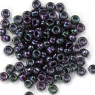 15/0 Metallic Black Violet Japanese Seed Bead-General Bead