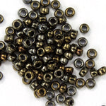 15/0 Metallic Khaki Iris Japanese Seed Bead-General Bead