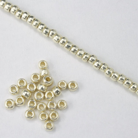 8/0 Galvanized Silver Seed Bead-General Bead