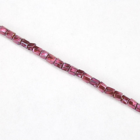 10/0 Gold Luster Raspberry Twist Hex Seed Bead (20 Gm) #JGH002-General Bead