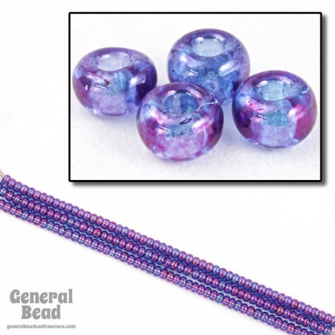 11/0 Gold Luster Blue Japanese Seed Bead-General Bead