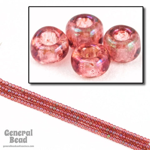 11/0 Gold Luster Ruby Japanese Seed Bead-General Bead