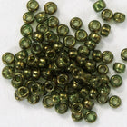 15/0 Gold Luster Emerald Japanese Seed Bead-General Bead