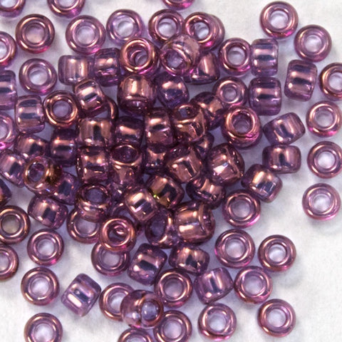 15/0 Gold Luster Blue Lilac Japanese Seed Bead-General Bead