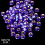 11/0 Semi Matte Gold Lined Cobalt Japanese Seed Bead-General Bead