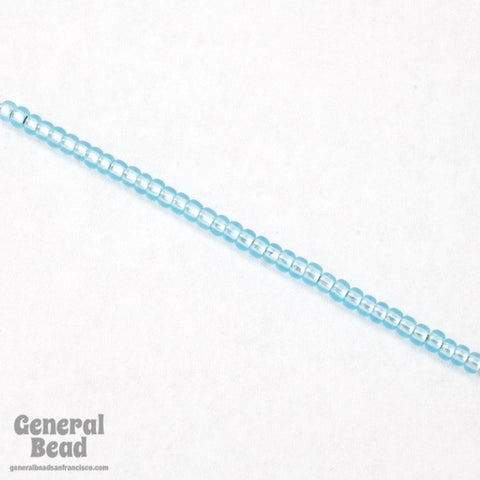 11/0 Semi Matte Gold Lined Sky Blue Japanese Seed Bead-General Bead